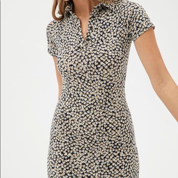 Motel Jeeves Floral Mini Dress